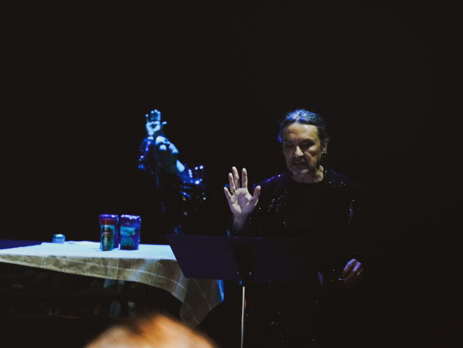 El tenor Enrique Viana y el pianista Ramón Grau en su espectáculo Anda, cuéntame lo que me cantas