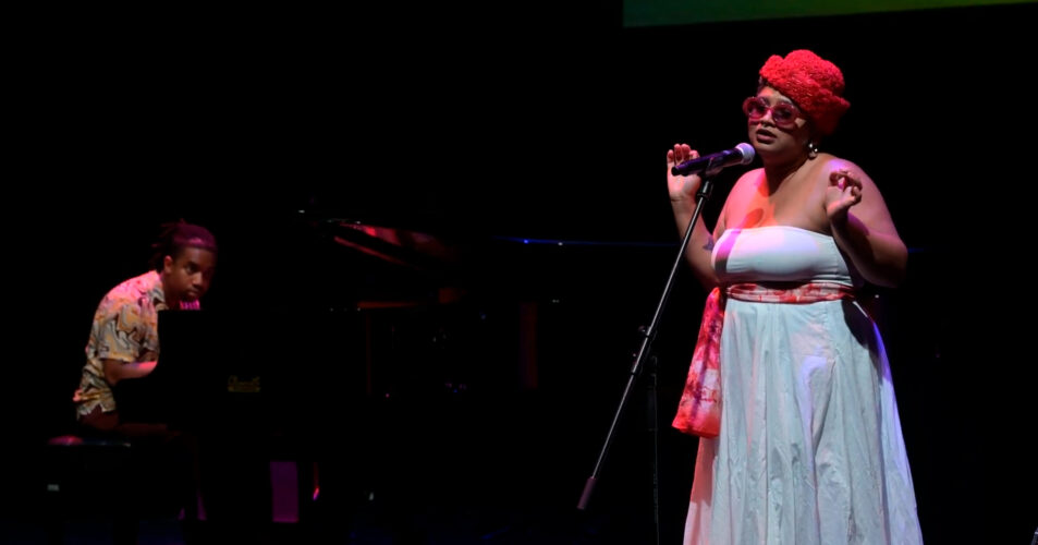 La cantante Auriyan Tillman (Berklee Valencia) en Les Arts